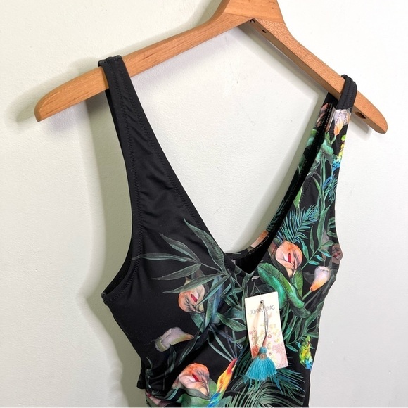 Johnny Was Calla Lily Wrap Tankini Swim Top - Picture 7 of 12
